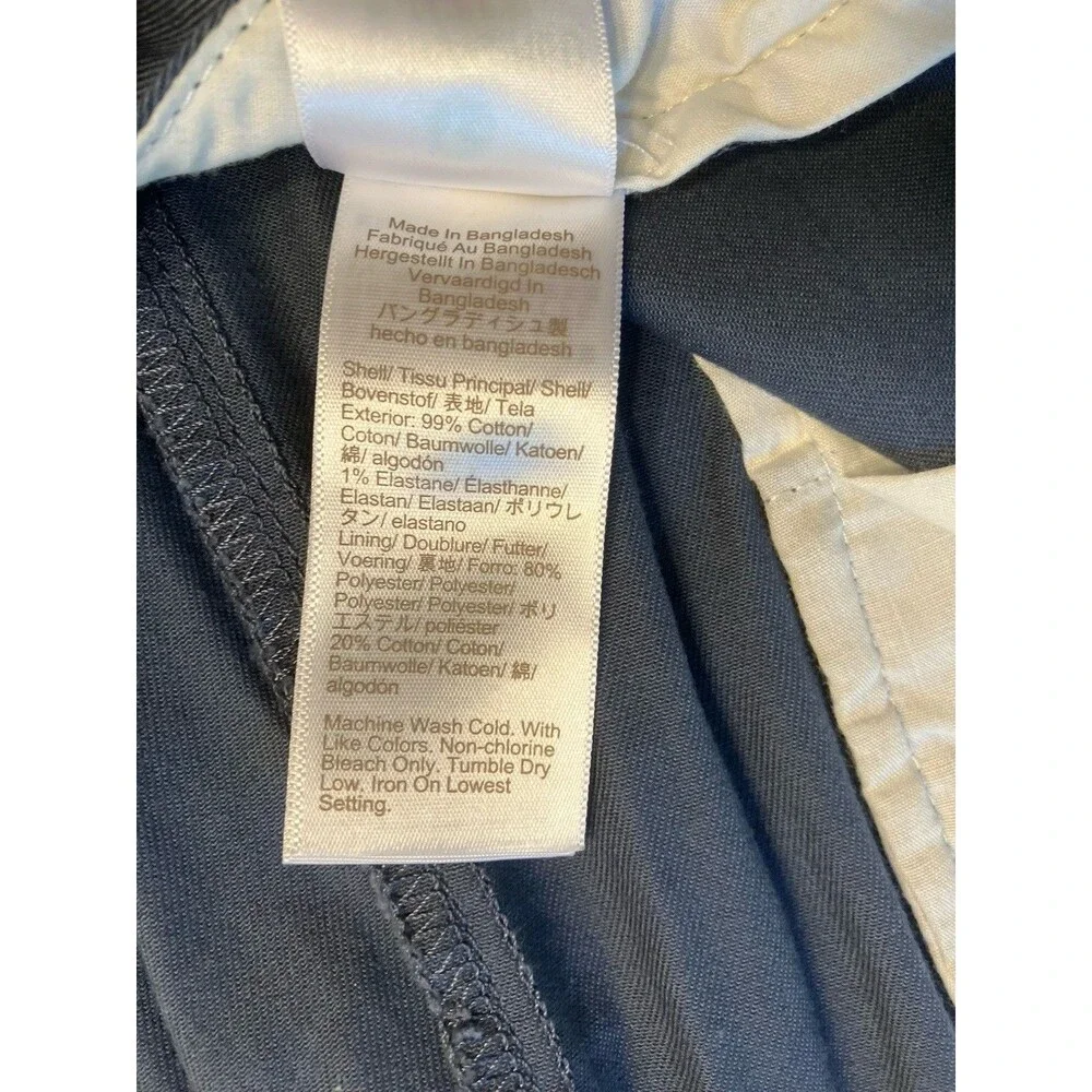 J.Crew Re-Imagined Blue Chino Pants Slim FLEX Straight W32 L32